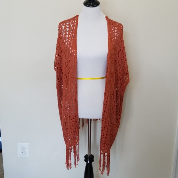 Knitted Poncho - Picture 3 of 6